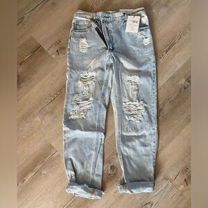 New! Jeans - crossover boyfriend Jean - size 3 (25w)
